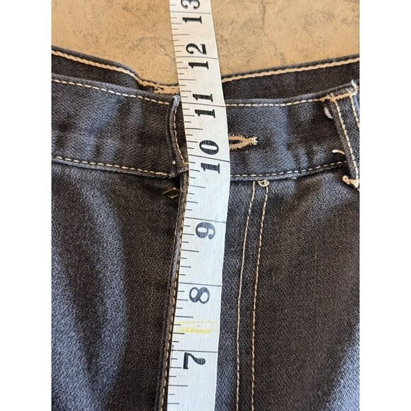 VTG 80s Womens Sz 10 PS Gitano Jeans Gray or Faded Black White Stitching - Picture 9 of 11
